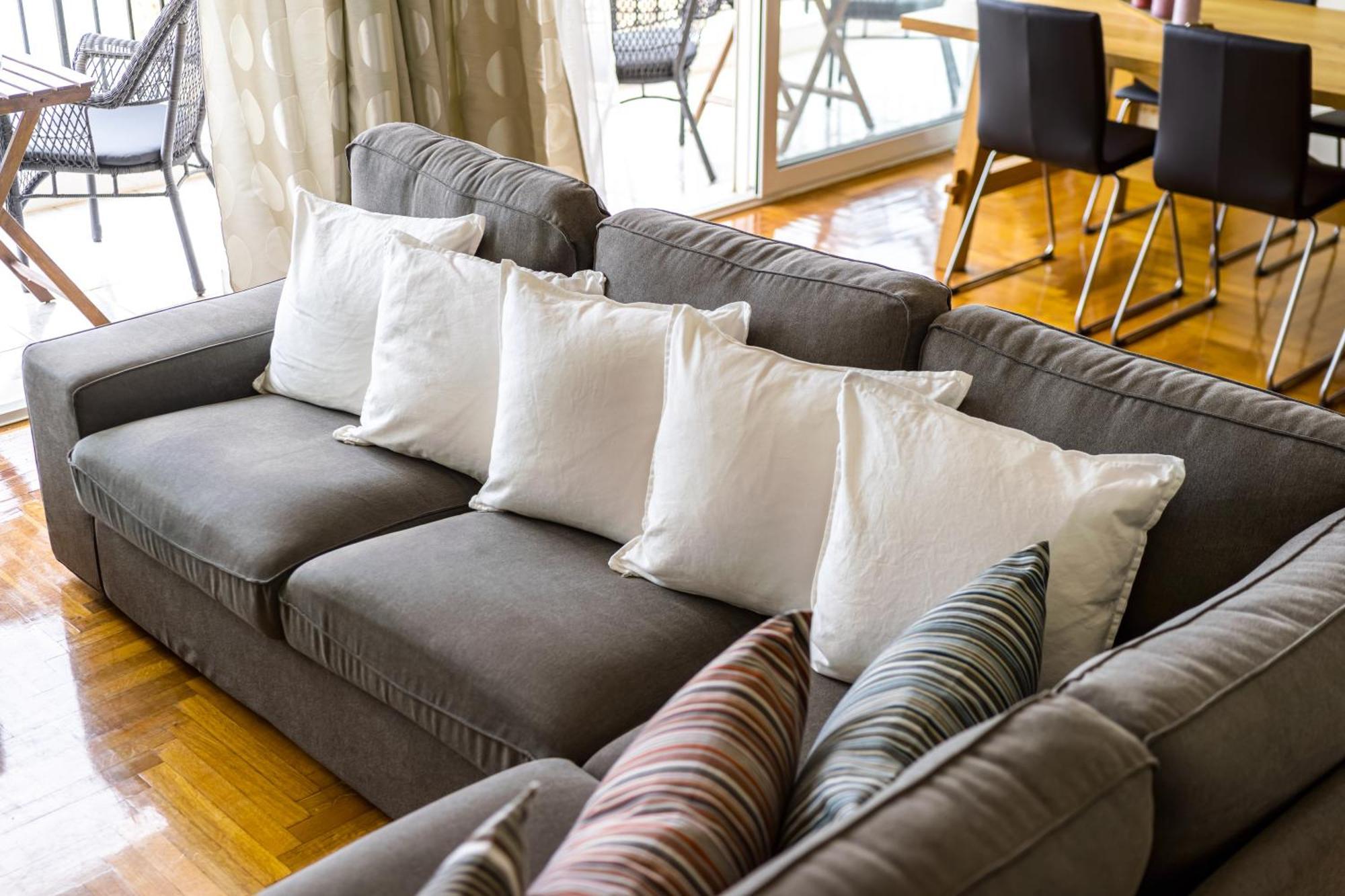 Bright Central Apartment With Splendid Sea View! Chalkís المظهر الخارجي الصورة