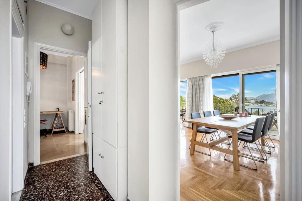 Bright Central Apartment With Splendid Sea View! Chalkís المظهر الخارجي الصورة