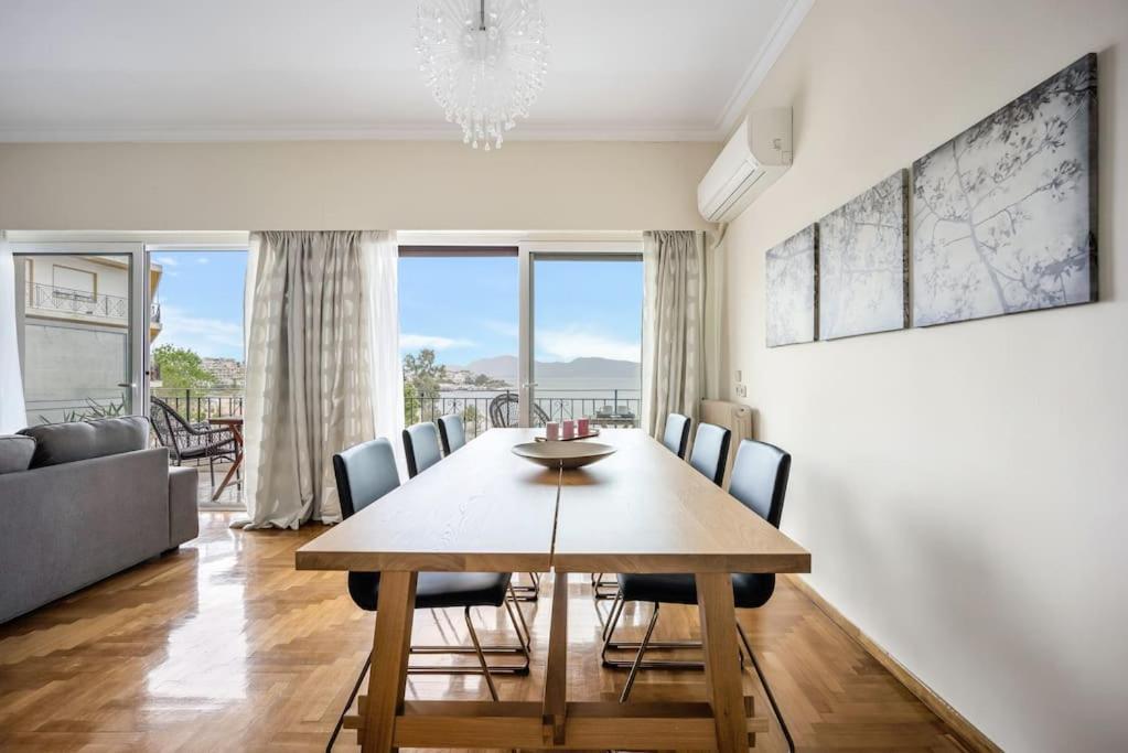 Bright Central Apartment With Splendid Sea View! Chalkís المظهر الخارجي الصورة